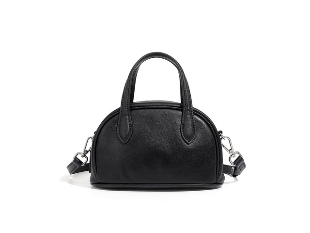 Genuine Leather Female Cross Bag Women Handbag Black