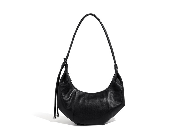 Genuine Leather Women Designer Handbag and Purse Black