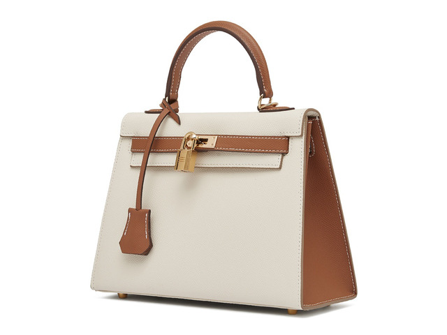 Genuine Leather Women Top Handle Shoulder Purses and Handbags Grey
