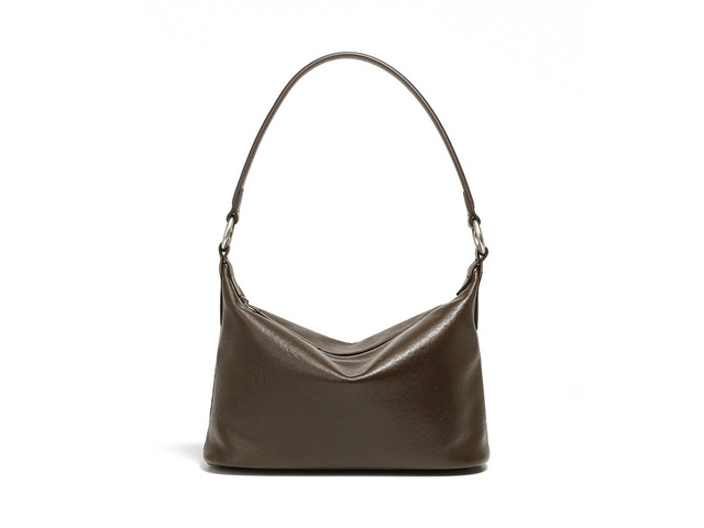 Genuine Leather Women Western Shoulder Handbag Brown