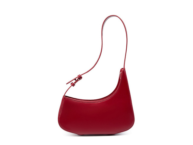 Women Genuine Leather Handbag Red