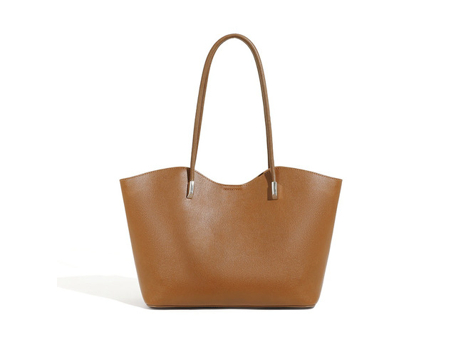 Genuine Leather Women Handbag Crossbody Bag Brown