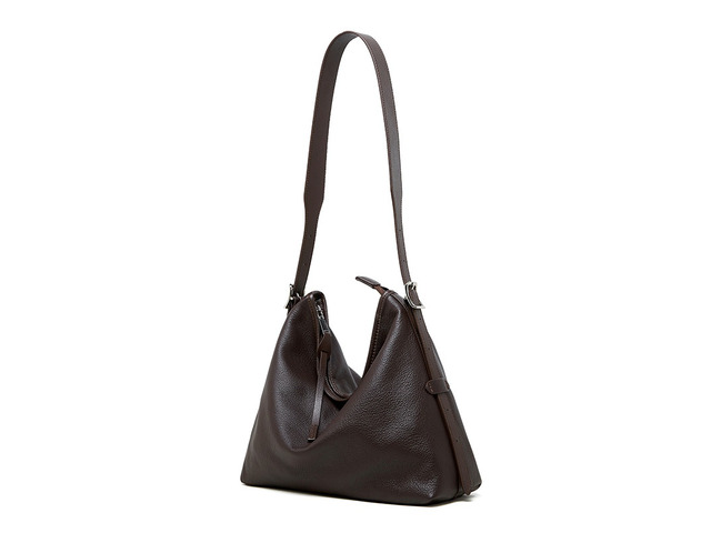 Genuine Leather Women Tote Bag Handbags Brown