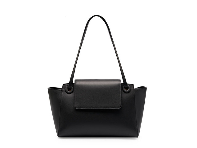 Women Genuine Leather Crossbody Bags Women's Tote Shoulder Bag Black