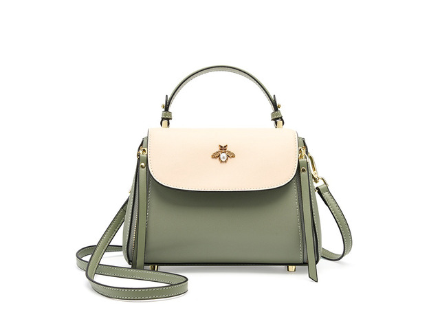 Genuine Leather Women Purses and Handbags Shoulder Tote Bags Top Handle Satchel Multi