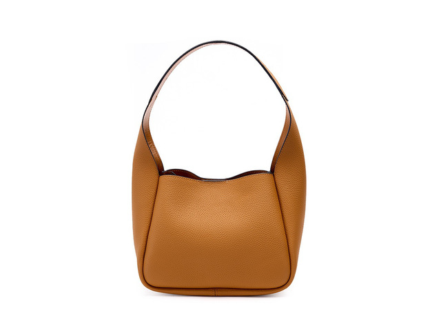 Genuine Leather Women Handbags Large Shoulder Bag Leather Work Bags Brown