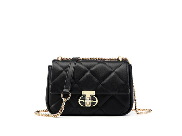 Genuine Leather Women Top Handle Satchel Handbags Shoulder Bag Messenger Tote Bag Black