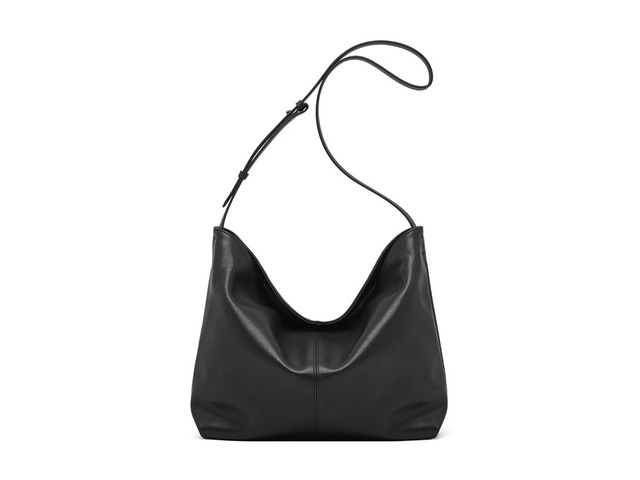 Genuine Leather Womens Fashion Shoulder Bags Large Tote Bag Retro Purse Handbag Black