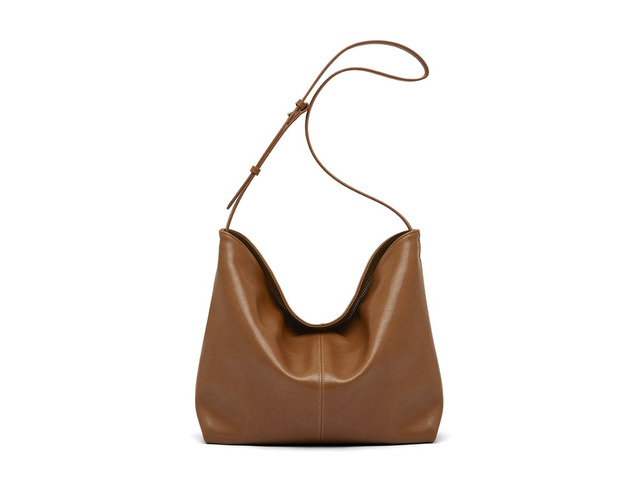 Genuine Leather Womens Fashion Shoulder Bags Large Tote Bag Retro Purse Handbag Brown