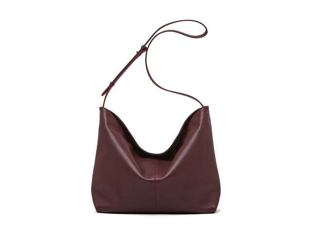 Genuine Leather Womens Fashion Shoulder Bags Large Tote Bag Retro Purse Handbag Purple