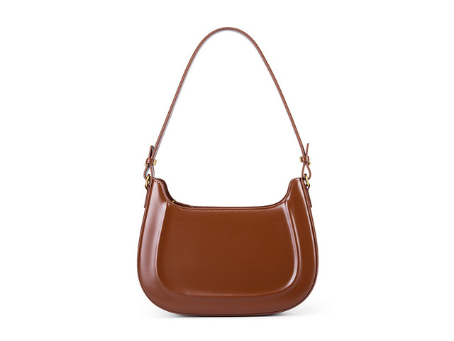 Genuine Leather Women's Handbag Ladies Shoulder Tote Messenger Hobo Bag Brown