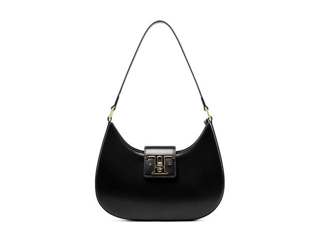 Genuine Leather Women Handbags College Crossbody Messenger Bag Black