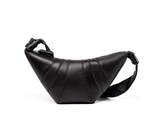 Sheepskin Diagonal Cross Bag Brown