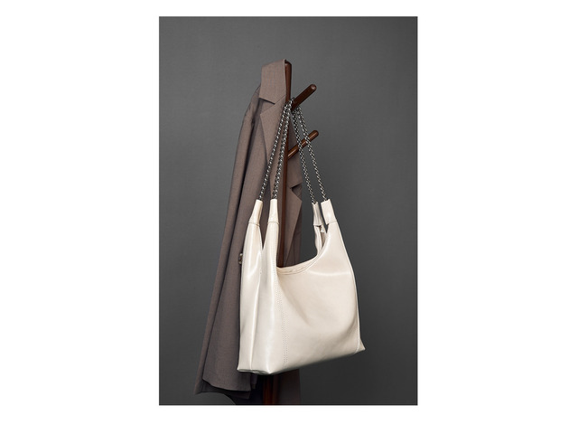 Women Genuine Leather Cute Tote Handbags Crossbody Bag White