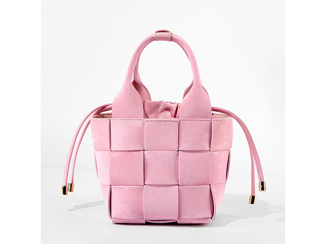 Genuine Leather Women Shoulder Bag Vintage Crossbody Purse Handbag Pink