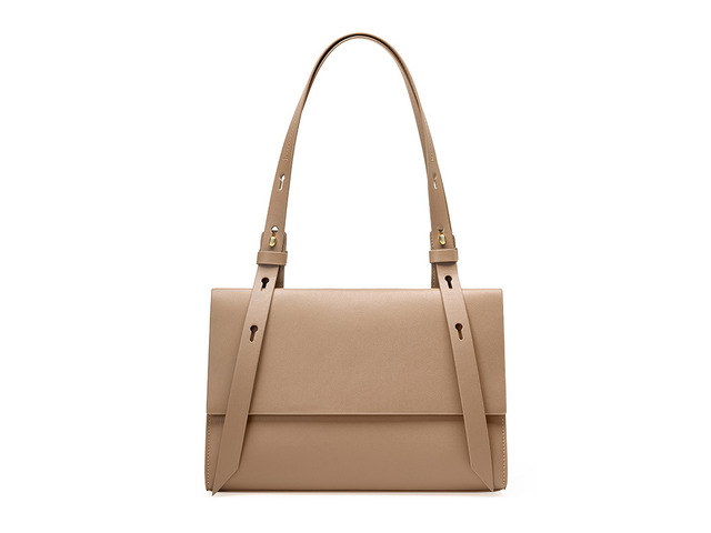 Women Crossbody Bags Genuine Leather Shoulder Handbags Bronze