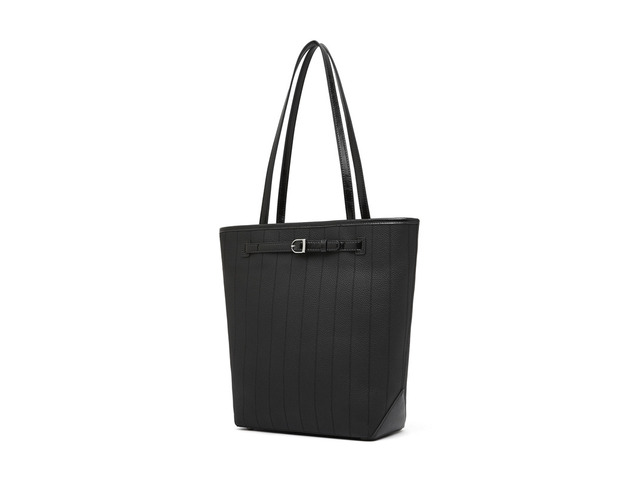 Lazy Style Genuine Leather Tote Bag Black