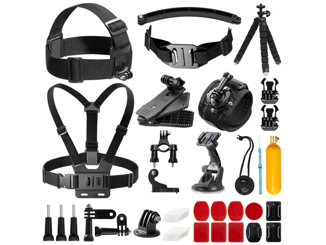 42 in 1 Action Camera Accessories Kit for EK7000/EK7000 Pro/Brave 4/Brave 4 pro/Brave 7 LE/Brave 7/Brave 8/V50X/V50 Pro/V50 Elite/GoPro Hero 13 12...