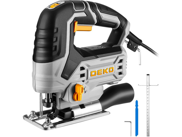 Jig Saw Corded: Electric Jigsaw Tool Power Jig Saws for Woodworking, Wood Cutter Hand Tool with 6 Variable Speed, 4 Orbital Settings, ±45° Bevel...