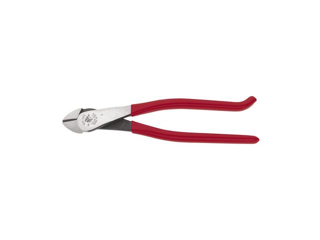 D248-9ST Diagonal Cutting Pliers, Made in USA, Ironworker's Diagonal Cutters with High Leverage Design, Works as Rebar Cutter and Rebar Bender, 9-Inch