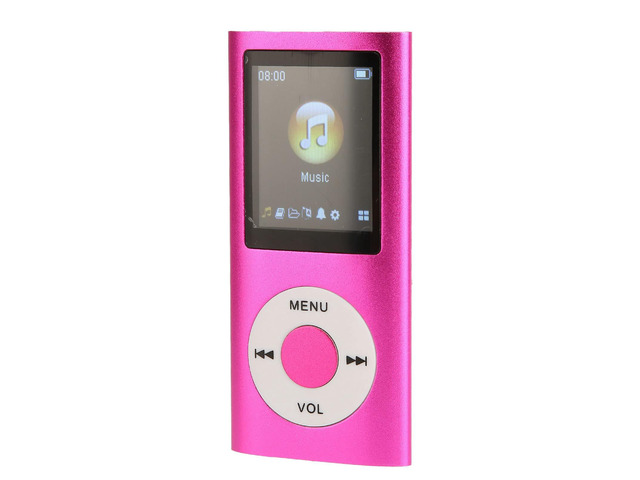 MP3 Player with Lossless Sound, Memory Card Support, Easy to Use, Long Battery Life, Aluminum Alloy, for Students Running Walking