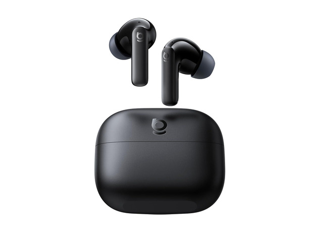 Bass BP1 NC Hybrid Active Noise Cancelling Wireless Earbuds, 12mm Super-Bass Driver, 41H Playtime, Bluetooth 6.0, IP55 Waterproof, 4-Mic AI ENC, 24...