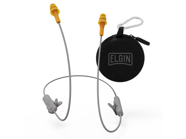 Ruckus Wireless Bluetooth Earplug Headphones, Noise Canceling Mic 25 dB NRR, 12-Hour Battery, IP65 Sweatproof, Compliant with OSHA Hearing Safety...