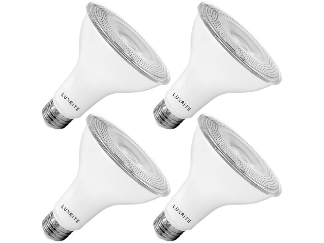 4 Pack LED PAR30 Flood Light Bulb, 75W Equivalent, 2700K Warm White, 850 Lumens, 11W Dimmable, Indoor Outdoor Spotlight Bulb, Wet Rated, E26...