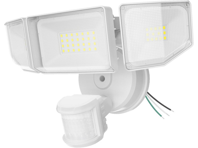 85W LED Security Lights Motion Sensor Light Outdoor, 8500LM Dusk to Dawn, IP65 Waterproof, 6500K, 3 Head Motion Detected Flood Light, Floodlight...