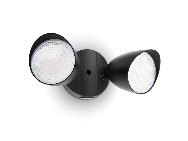 6222B 3500 Lumen 32 Watt 28 LED Dual-Head Floodlight Outdoor, Full Metal Design, Waterproof Exterior Security Wall Light 5000K for Patio, Garden,...