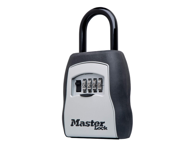 Portable Key Lock Box, Combination Lock Box Holds 5 Keys 5400EC Secure Storage Lock Box For Realtors, Landlords, Tenants & Property Managers,...