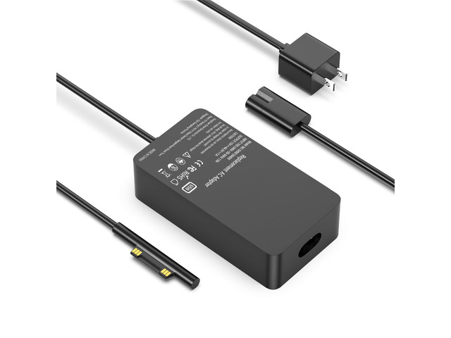 65W Surface Pro Charger for Surface Pro 7 8 Microsoft Laptop 3 4 Compatible with Surface Pro 7+ 9 6 10 11 5 4 3 X, Laptop 3 4 5 2 7, Go 2 3 4,...