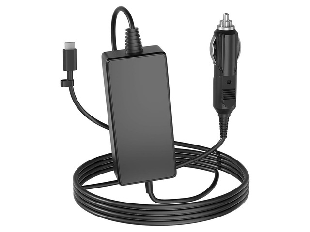 Car Charger USB C 100W 12V Compatible with Lenovo/HP/Dell/Acer/Asus/MacBook/Samsung/MSI/LG Surface Pro 11 10 9 8 7+ Google Chromebook Laptop, iPad,...