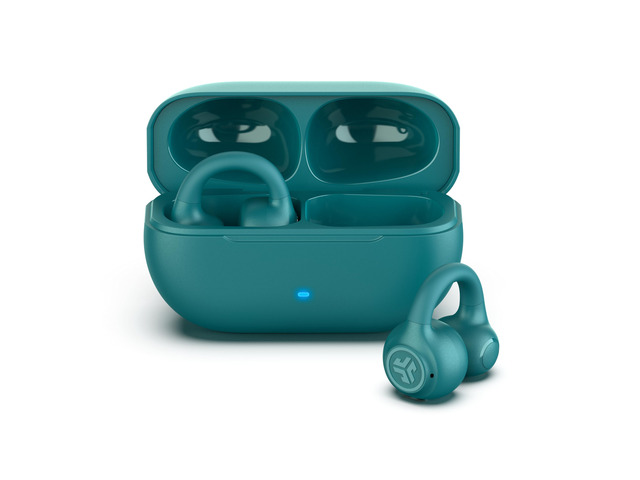 Flex, Open Ear Earbuds, Clip On Wireless Bluetooth Earbuds, Open Ear Headphones, Teal