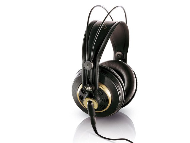 K240STUDIO Semi-Open Studio Headphones XXL transducers with Varimotion diaphragms and 55 Ohm impedance for mixing, mastering and playback