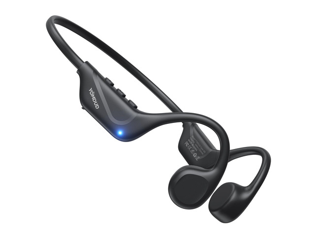 Bone Conduction Headphones, Open Ear Wireless Headphones with Mic Bluetooth 5.4, 10H Playtime, IPX5 Waterproof, Lightweight Sports Headphones for...