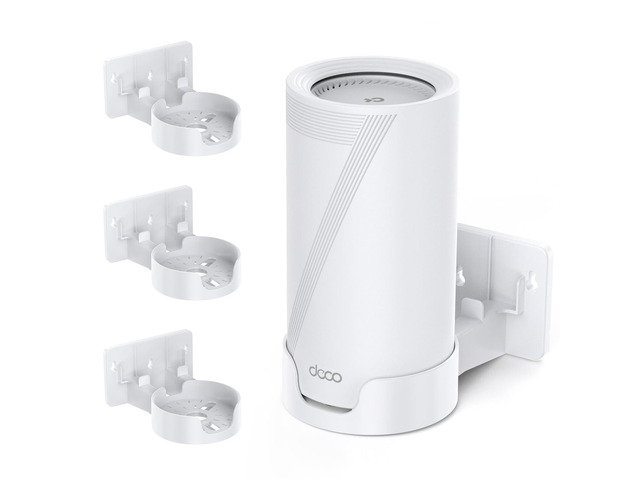 Wall Mount for TP-Link Deco BE75/BE85/BE95/BE10000/BE17000/BE22000/BE33000 Mesh WiFi 7, Upgraded ABS Bracket Holder with Cable & Power Adapter...