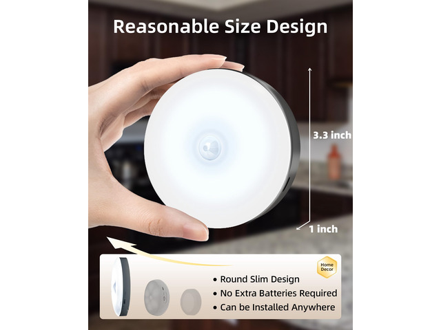 Under Cabinet Lighting with Charging Station, 1000mAh Rechargeable Puck Lights with Remote, 3 Color Temps & 12 RGB Closet Lights, Dimmable Motion...