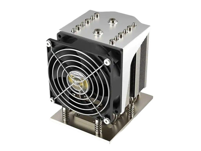 SP5 4U-S42 6-heatpipe server CPU cooler tower radiator, 4-pin PWM 1900-3800RPM cooling fan, SP5 400W