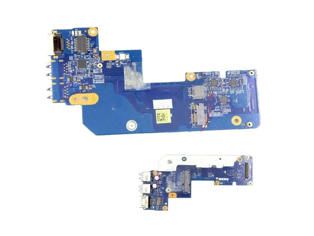 USB Ethernet LAN connector board with mSATA port for 17R 7520 QCL00/10 LS-8242P 0N7JHH N7JHH