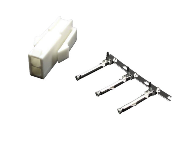 10 encoder power cable connectors, 2S female, for servo motors