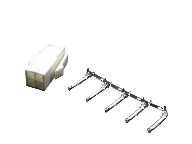 10 encoder power cable connectors, 4S female, for servo motors