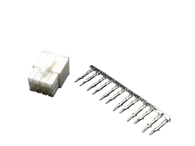 10 encoder power cable connectors, 12S male, for servo motors