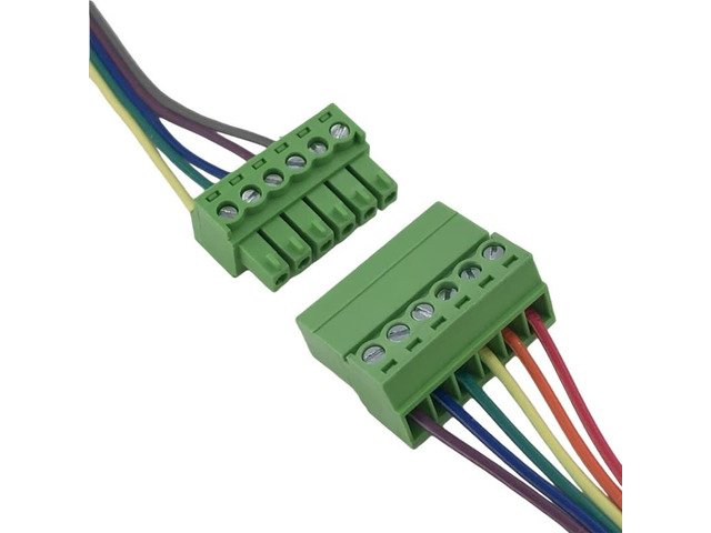 10 sets of 3.81mm terminal block male and female connectors, 300V 8A, plug-in type, solderless air-connected 3P