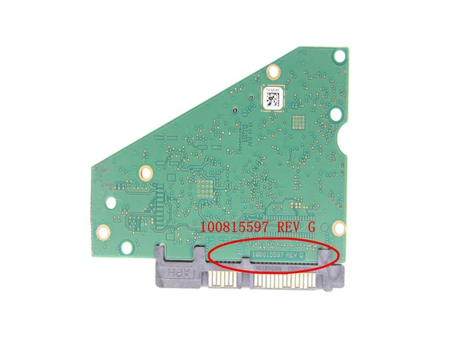 Hard drive component PCB board 100815597 REV D for data recovery of 3.5-inch SATA hard drives