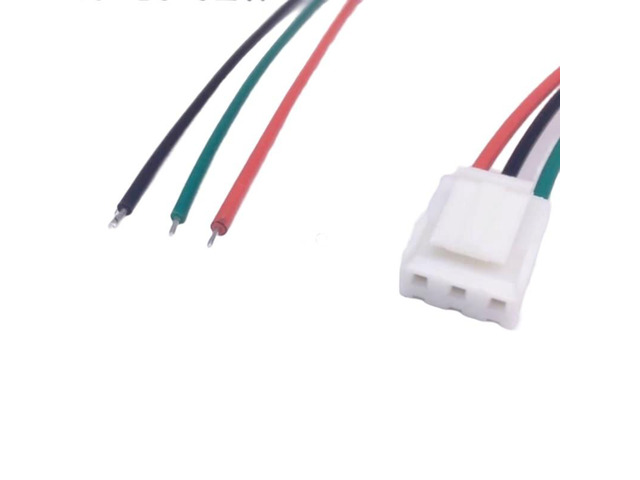 10 24V power cords, 3 cores, 3 wires, model 3.96VH-3P, suitable for PLC DVP14SS11R2 (0.5m).