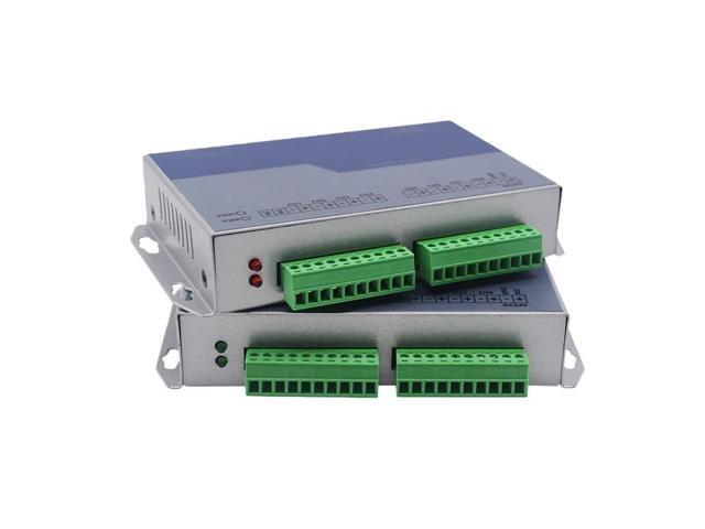 2-channel fiber optic transceiver, 0-10V voltage, zero-delay fiber optic transmission, suitable for sensor level signals.