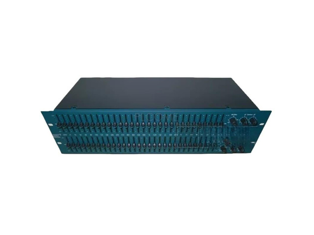 FCS 966 Graphical 2-Channel 30-Band Stereo Equalizer Rack Mount