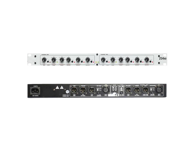 234xs electronic crossover, suitable for DBX balanced professional stage and home electronic digital low-frequency processors.