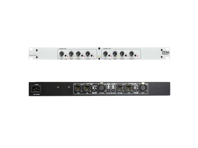 The 223xs electronic crossover is suitable for DBX balanced professional stage and home electronic digital low-frequency processors.